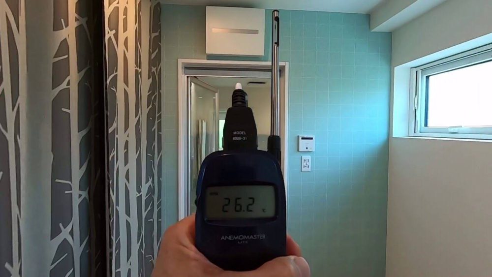 猛暑のとき、エアコン1台だけで全館快適温度を保つ家の実測値 ：動画