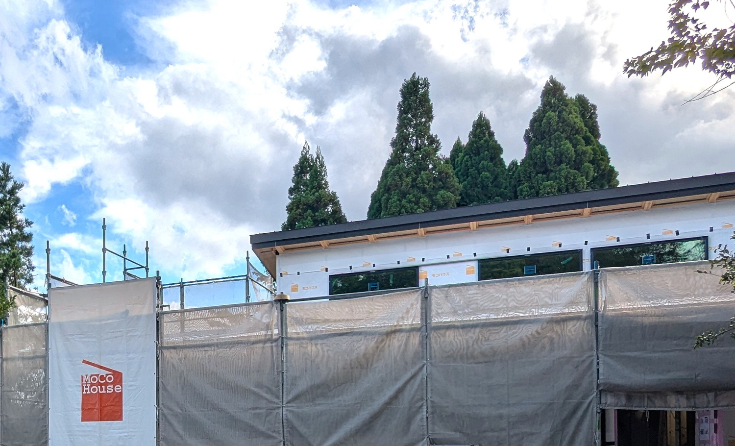 関西の避暑地！六甲山上で上棟完了